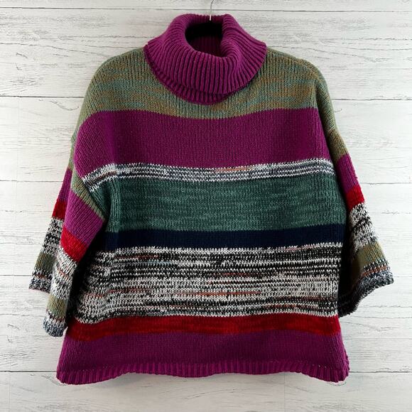Knox Rose Oversized Boxy Turtleneck Sweater Size L - Picture 1 of 8